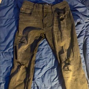 Holister black skinny jeans